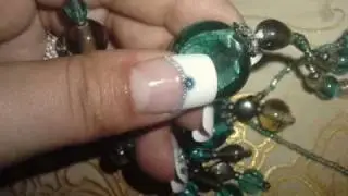 princess blue gel nails * by pinkangell3