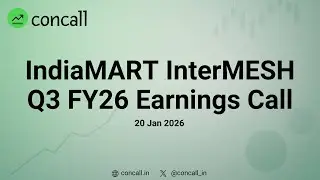 IndiaMART InterMESH Q3 FY26 Earnings Conference Call | Concall.in