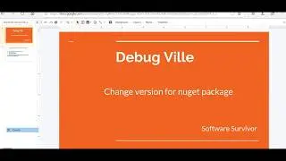 Nuget Package - Upload a new version of in house created .Net Framework package to Nuget