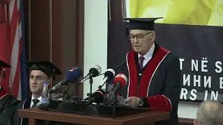 UT i jep titullin Doctor Honoris Causa ish-presidentit t&euml; Shqip&euml;ris&euml;, Rexhep Meidani