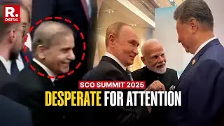 Pak PM Desperately 'Chases' Putin To Shake Hands, Gets Ignored By Xi Jinping | SCO Summit
