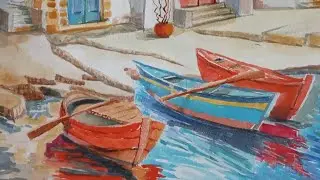Учимся писать чувства своего дома.  #art #watercolor #sketch #drawing #акварель #море #италия