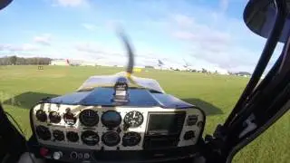 Citabria landing at Cotswold Airport