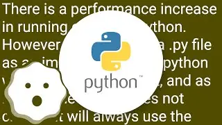 Why compile Python code?