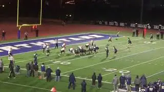 Skaneateles Football final drive play 11
