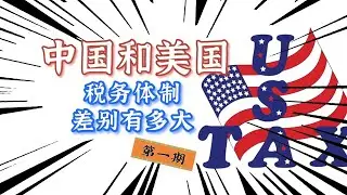 报税|中美税务体系，一张图带你看明白中国和美国税务体系差别有多大！？第一期
