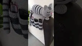 cat sofa organizer crochet pattern