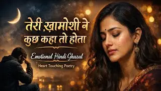 तेरी ख़ामोशी ने कुछ कहा तो होता | Emotional Hindi Ghazal | Heart Touching Poetry