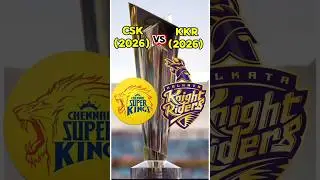 Csk vs Kkr ipl 2026 Comparison #shorts #ipl