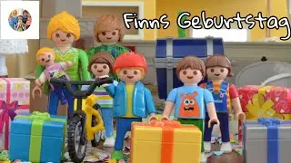 Playmobil Film deutsch Finns Geburtstag mit Schatzsuche// Finn lernt Fahrradfahren