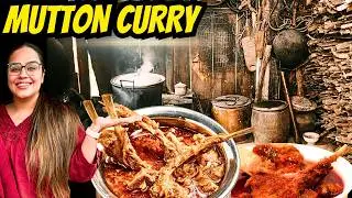 Authentic Village Style Mutton Curry 😋 | Traditional Indian Goat Curry Recipe