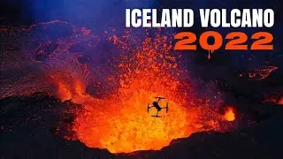 🔥CLOSE ENCOUNTER WITH THE LAVA MONSTER! ICELAND VOLCANO! THE ULTIMATE DRONE EXPERIENCE! 2022