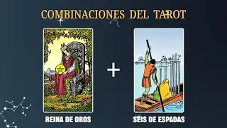 Reina de Oros & Seis de Espadas 💡COMBINACIONES DEL TAROT Y SU SIGNIFICADO