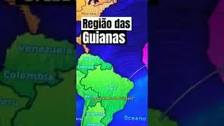 A regi&atilde;o das Guianas #geografia #historia #guianas