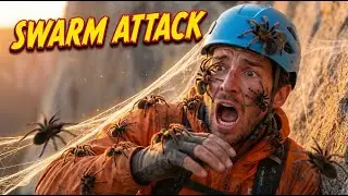 Trapped by a Spider Swarm | Climber Surrounded at 3,000ft