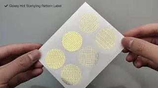Glossy Hot Stamping Pattern Label | China | Special Printers