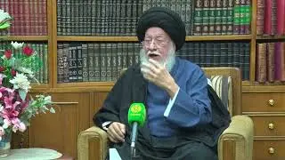 3 4 2024 لقاء المرجع الصدر  دام ظله مع الشيخ شمس الدين  نهرو محمد عبد الكريم الكسنزاني