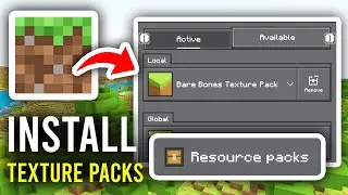 How To Get Texture Packs For Minecraft Bedrock - Full Guide