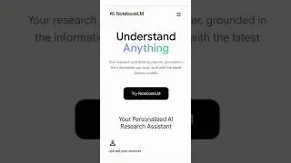 AI Powered Audio Summaries of Your Notes #Google #NotebookLM #AI #education #research