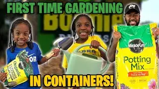 Our Kids' First Container Garden with Bonnie Plants!