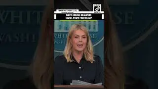 Белый дом требует Нобелевскую премию мира для президента Трампа за посредничество в мирных соглаш...