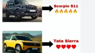 Thar बोले &ndash; off-road mera घर है 😎Scorpio बोले &ndash; ताकत मेरी पहचान 💪Fortuner बोले &ndash; रुतबा अलग है 🔥Tata