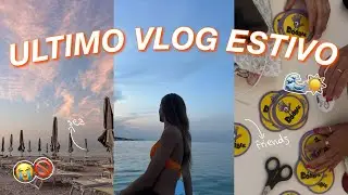 L&rsquo;ULTIMO VLOG ESTIVO DEL 2025! - mare, amiche, giornata in spiaggia😭🚫🌊