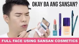 OKAY BA ANG SANSAN?! FULL FACE USING ONLY SANSAN COSMETICS | Kenny Manalad