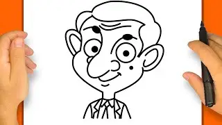 How to Draw Mr. Bean | Step by Step Simple and Easy