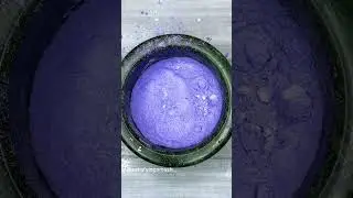 Crushing A Purple Bath Bomb #Satisfyingsmash #Asmr #Shorts