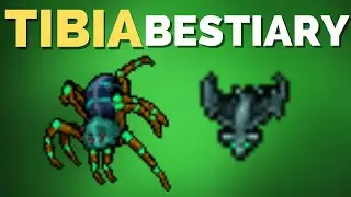 TIBIA BESTIARY Exotic Cave Spider, Exotic Bat - Issavi