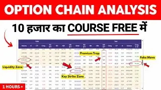Option Chain Analysis Free Course | Option Trading in Stock Market | Option Trading for Beginners