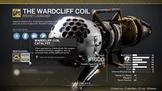 HOW TO GET THE WARDCLIFF COIL CATALYST - DESTINY 2