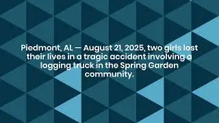 2 Minors Killed in Log Truck Accident in Spring Garden, AL