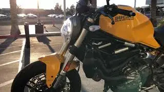 2018 Ducati Monster 821 Yellow
