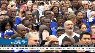 Thousands gathered to join the DA led, anti-Zuma march
