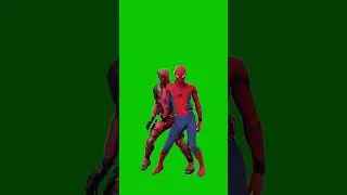 Spiderman & Deadpool Groove to CHUTTAMALLE Green Screen Meme Template || @vfxnoob