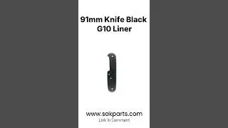 91mm Knife Black G10 Liner