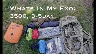 What's In My Exo (part 2): Aiming for 30lb/3day with k2 3500 pack