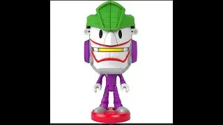 DC Imaginext Super Friends Head Shifters The Joker and Laff Mobile Figure and Vehicle Set