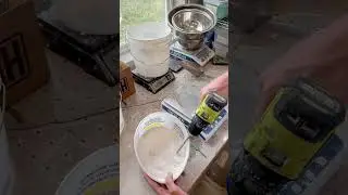 Making a plaster mold for slipcasting. All my molds are made in house from start to finish.