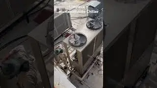 Limpieza y mantenimiento de Chiller #mantenimiento #chiller #hvac