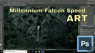 Bandai 1/72 scale Perfect Grade Millennium Falcon - Speed Art | Photoshop