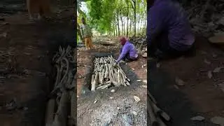 burn charcoal