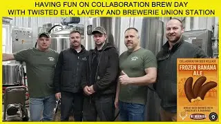 Frozen Banana Beer?! 🍌 Collaboration Brew Day with Lavery & Brewerie | Twisted Elk Brewery