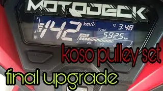 Koso Pulley Set | Honda Click 150i Game Changer | Final Upgrade |