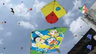 Kite looting new video 🪁| patang loot li bahut saari 😍~ #kite#viral#kitevideo