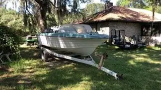 Old to gold? $200 1967 sears runabout boat w/ 75 hp Evinrude restoration Pt.1