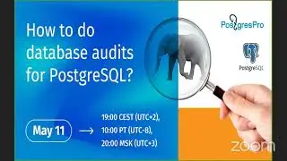 How to do database audits for PostgreSQL?