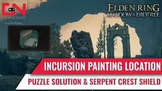 Elden Ring Incursion Painting Location and Puzzle Solution & Serpent Crest Shield